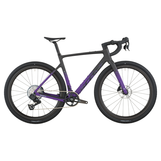 SCOTT Addict Gravel 20 Bike Carbon Black Indigo Purple